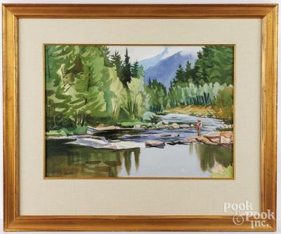 Watercolor landscape