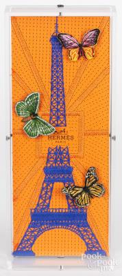 Hermes Blue Tower 10 shadowbox
