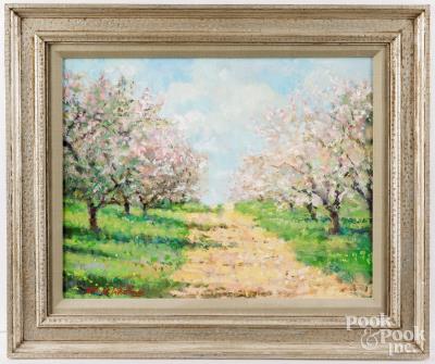 Landscape with Cherry Blossoms