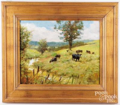 Angus by Robert A Heuel II - Auction record, sale price, and art valuation. Compare with similar artists and explore comparable artworks.