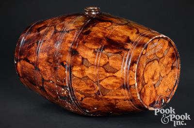 Rare redware keg