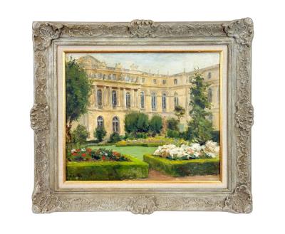 French Manor and Garden by Albert Edmond Sardin - Auction record, sale price, and art valuation. Compare with similar artists and explore comparable artworks.