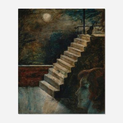 Stairway (Also sketch on verso)