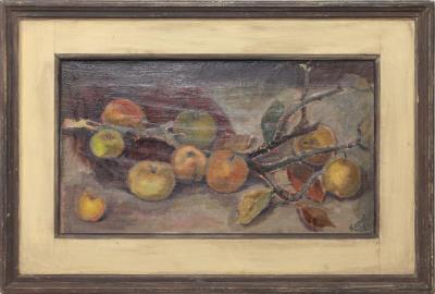 Stillleben mit Äpfeln by Vera Kopetz - Auction record, sale price, and art valuation. Compare with similar artists and explore comparable artworks.