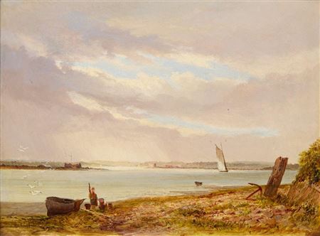 The Mouth of the Hamble by David Law - Auction record, sale price, and art valuation. Compare with similar artists and explore comparable artworks.