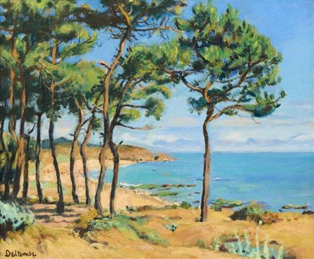 La plage de Sainte-Marguerite à travers les pins by Paul Deltombe - Auction record, sale price, and art valuation. Compare with similar artists and explore comparable artworks.