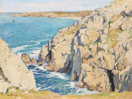 Rochers ensoleillés à Camaret by Henri-Alexandre Sollier - Auction record, sale price, and art valuation. Compare with similar artists and explore comparable artworks.