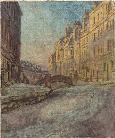 A street in Bath in winter