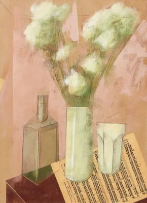 Flores Brancas, Copo Facetado, Etc. by Carlos Scliar - Auction record, sale price, and art valuation. Compare with similar artists and explore comparable artworks.