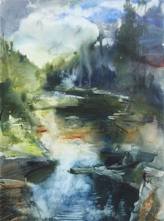 River by Sophie Knight - Auction record, sale price, and art valuation. Compare with similar artists and explore comparable artworks.