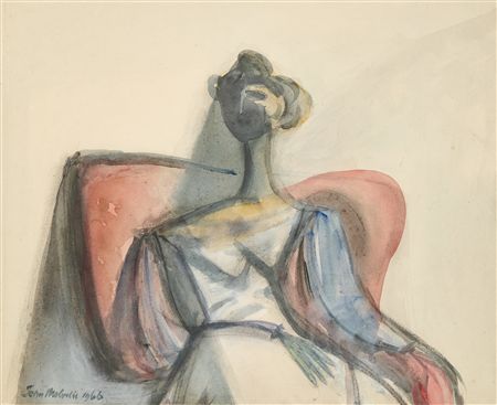 Seated woman