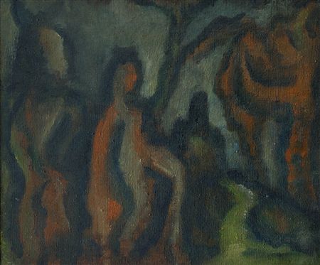 Figures in a forest by Leslie Marr - Auction record, sale price, and art valuation. Compare with similar artists and explore comparable artworks.