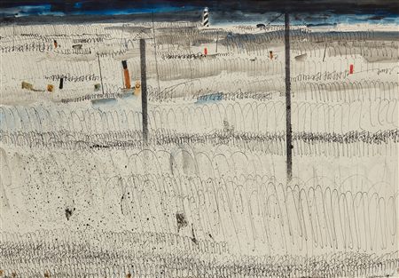 Lighthouse by Liam Hanley - Auction record, sale price, and art valuation. Compare with similar artists and explore comparable artworks.
