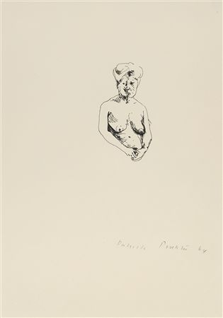 Female nude study