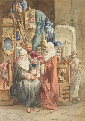 The Grand Bazaar in Constantinople