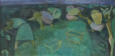 Peasants Harvesting Crop