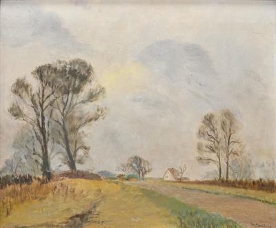 Winter Afternoon, Near Haverstock by Margaret Cheffins - Auction record, sale price, and art valuation. Compare with similar artists and explore comparable artworks.