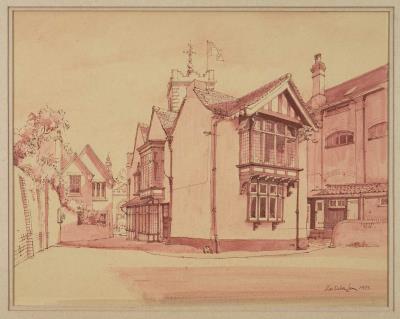 North Hill, Colchester, with St Peter's Church