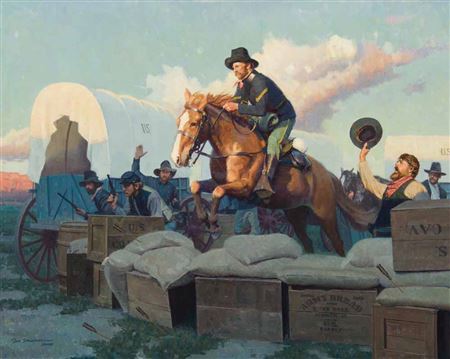 Going For Help by Donald (Don) Spaulding - Auction record, sale price, and art valuation. Compare with similar artists and explore comparable artworks.