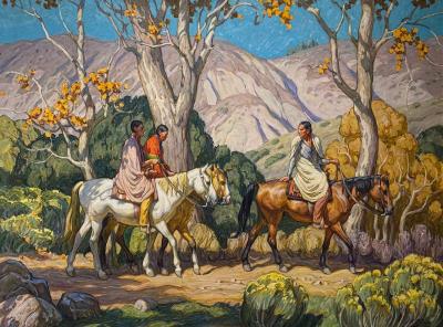 Taos Travelers by Tim Solliday - Auction record, sale price, and art valuation. Compare with similar artists and explore comparable artworks.