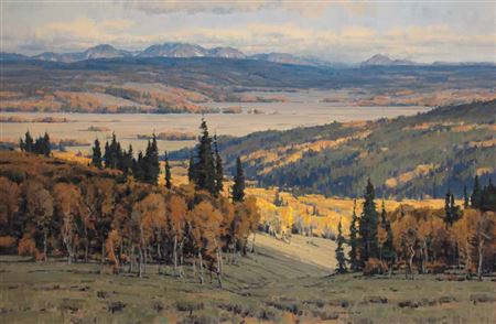 Miles of Wyoming by Scott Christensen - Auction record, sale price, and art valuation. Compare with similar artists and explore comparable artworks.