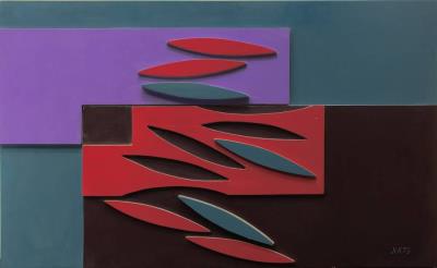 Wood Relief Polychrome No. 12