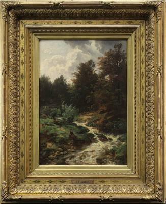 Waldbachlauf by August Horter - Auction record, sale price, and art valuation. Compare with similar artists and explore comparable artworks.