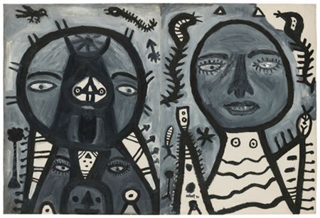 Jungle God (Diptych)