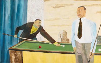Billiard Players by Jockum Nordstrom - Auction record, sale price, and art valuation. Compare with similar artists and explore comparable artworks.