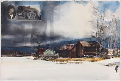 Till minne by Lars Lerin - Auction record, sale price, and art valuation. Compare with similar artists and explore comparable artworks.