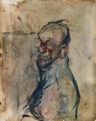 Self-portrait by Olle Skagerfors - Auction record, sale price, and art valuation. Compare with similar artists and explore comparable artworks.