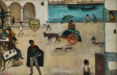 The Italian Square by Eric Hallstrom - Auction record, sale price, and art valuation. Compare with similar artists and explore comparable artworks.