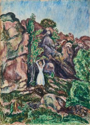 Under the Rowan Tree by Gosta Sandels - Auction record, sale price, and art valuation. Compare with similar artists and explore comparable artworks.