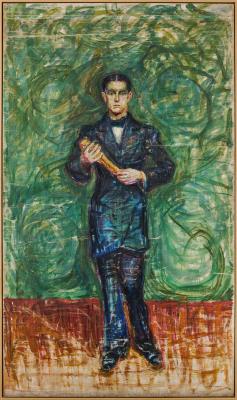 Self-portrait by Thorwald Hellesen - Auction record, sale price, and art valuation. Compare with similar artists and explore comparable artworks.