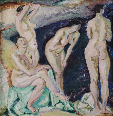Bathers by Tora Vega Holmstrom - Auction record, sale price, and art valuation. Compare with similar artists and explore comparable artworks.