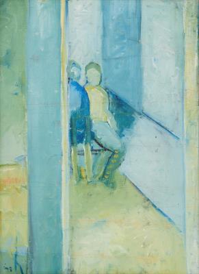 Figures in blue by Ake Goransson - Auction record, sale price, and art valuation. Compare with similar artists and explore comparable artworks.