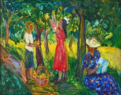 The Fruit Harvest by Ivan Ivarson - Auction record, sale price, and art valuation. Compare with similar artists and explore comparable artworks.