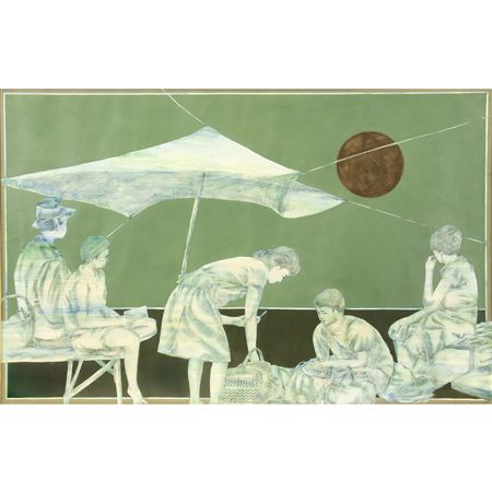 Untitled by Edsel Moscoso - Auction record, sale price, and art valuation. Compare with similar artists and explore comparable artworks.