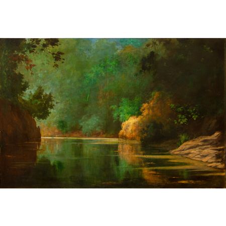 A Bright Corner in the Lagoon by Toribio (Dr) Herrera - Auction record, sale price, and art valuation. Compare with similar artists and explore comparable artworks.