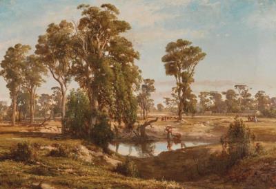 Pastoral by Louis Buvelot - Auction record, sale price, and art valuation. Compare with similar artists and explore comparable artworks.