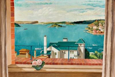 Harbour from Grosvenor Court No. 2 by Adrian George Feint - Auction record, sale price, and art valuation. Compare with similar artists and explore comparable artworks.