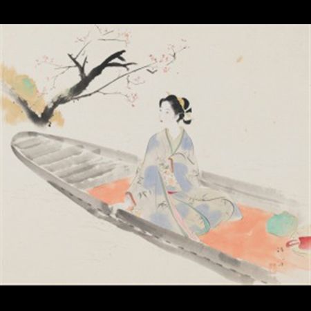 Plum-Viewing Boat