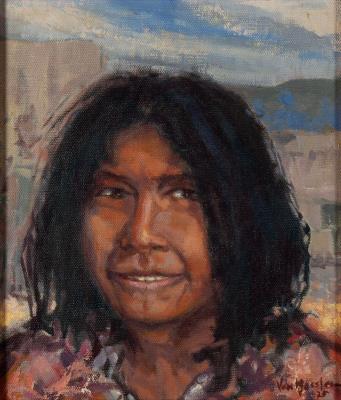 Portrait of a Native American