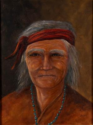 Portrait of a Native American
