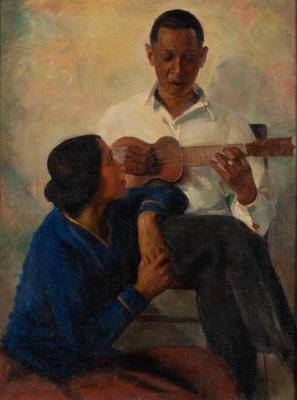Portrait of a man and woman