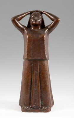 Mexican woman by Josep Canas - Auction record, sale price, and art valuation. Compare with similar artists and explore comparable artworks.