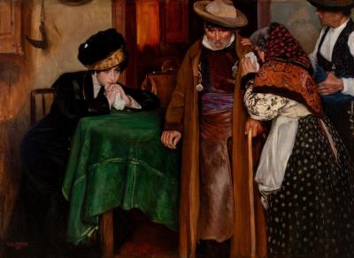 The prodigal daughter by Carlos Vazquez - Auction record, sale price, and art valuation. Compare with similar artists and explore comparable artworks.