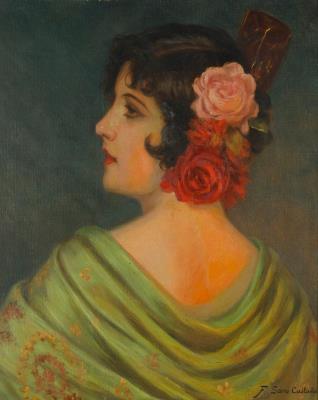 Flemish Woman by Francisco Castano - Auction record, sale price, and art valuation. Compare with similar artists and explore comparable artworks.