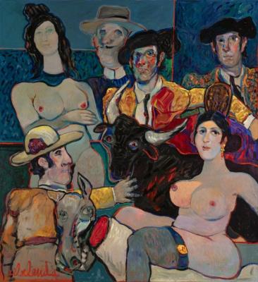 Bullfighters. The Fiesta by Alfonso Abelenda Escudero - Auction record, sale price, and art valuation. Compare with similar artists and explore comparable artworks.