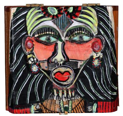 Painted Cigar Box
